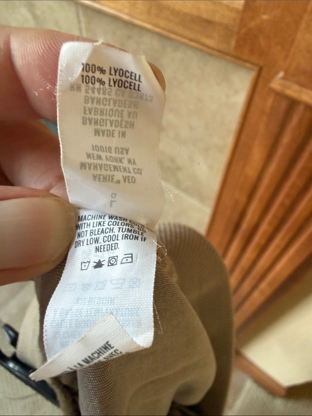 aerie Taupe Drawstring Joggers - Picture 6 of 6